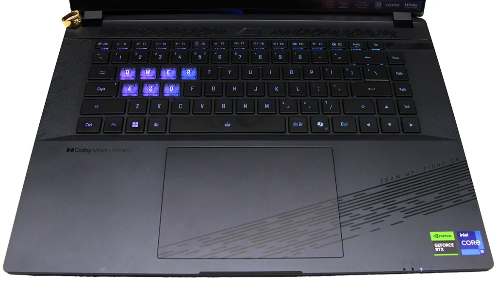 Aorus 16X keyboard