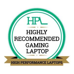 Highly Recommended Gaming Laptop Award