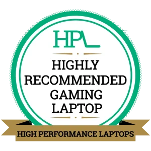 Highly Recommended Gaming Laptop Award_High Performance Laptops