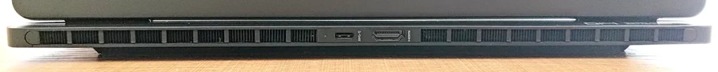 HP Omen Transcend 14 rear view