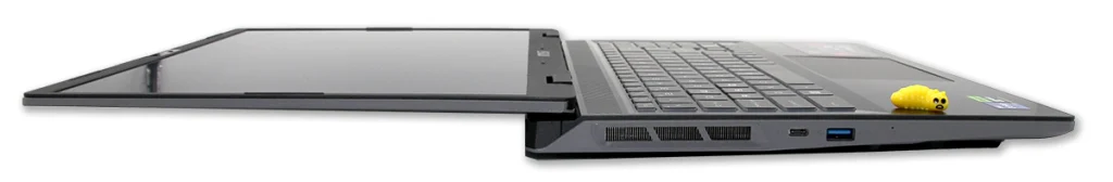 MSI Sword 16 HX B13V left side flat