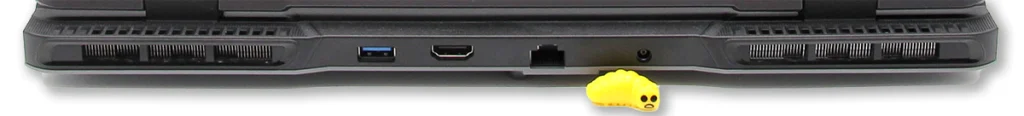 MSI Sword 16 HX B13V  rear
