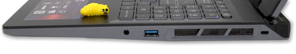 MSI Sword 16 HX B13V right side