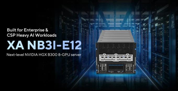 Asus Launches New Nvidia HGX B300 Ai Server