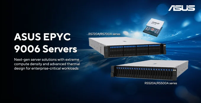Asus Launches New Server Lineup Powered By 6th-Gen AMD EPYC Processors For Enterprise AI Workloads