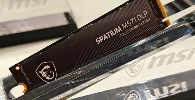 MSI Shows-Off It’s Latest Consumer SSD