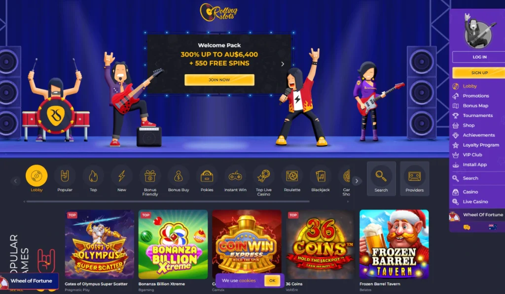 Rolling Slots casino